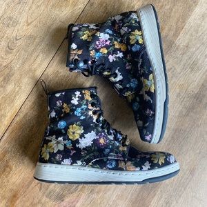 Doc Martens floral trainers women’s size 8